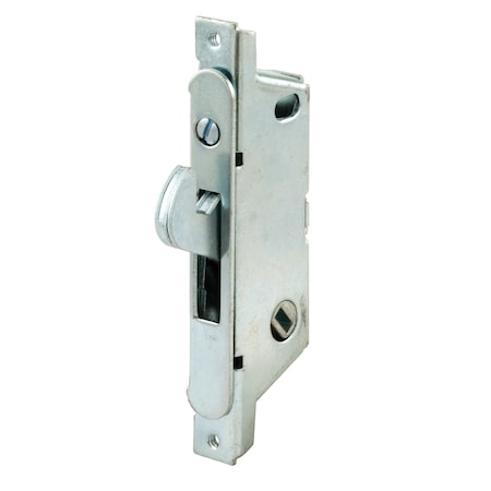 Prime-Line 3-11/16 in. Steel, Mortise Lock with 45 Degree Keyway and Round Single Pack E 2119